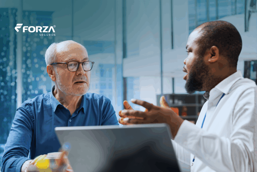 A proteção institucional começa antes do conflito. Gestão, prevenção e governança reduzem riscos e fortalecem a saúde. Forza ao lado de quem cuida. (Imagem: Reprodução/Freepik)