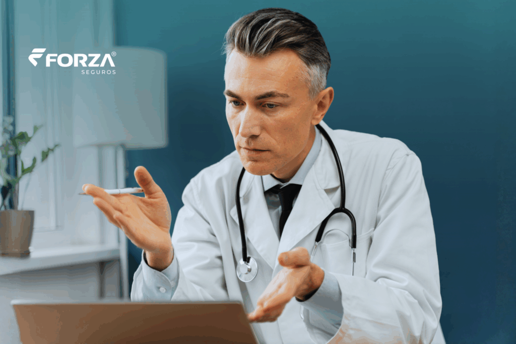 Exposição indevida no plantão: como agir e proteger sua carreira com a Forza. (Imagem: Reprodução/Freepik)